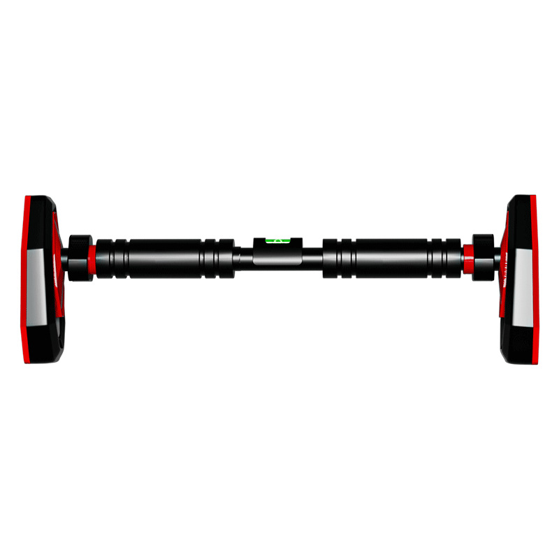 Pull Up Bar - Czarno-czerwona drążek do podciągania do użytku