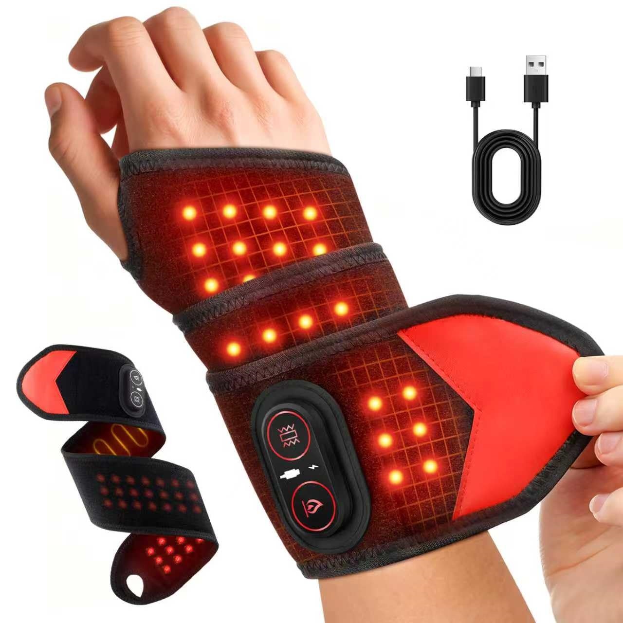 Wrist Wraps - Przenośny owijak do terapii światłem czerwonym