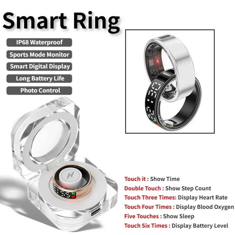 Gymnastic Ring - SR08 Inteligentny pierścień dla mężczyzn Kobiety