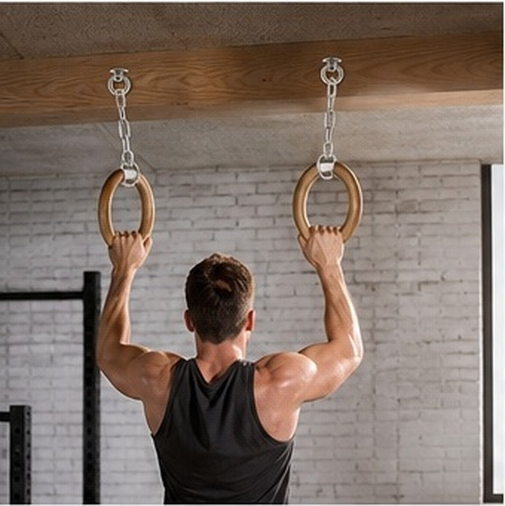 Gymnastic Ring - 2 sztuki – mocowanie do zawieszenia